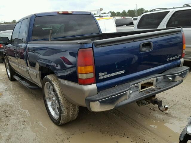 2GCEC19T9Y1390791 - 2000 CHEVROLET SILVERADO BLUE photo 3