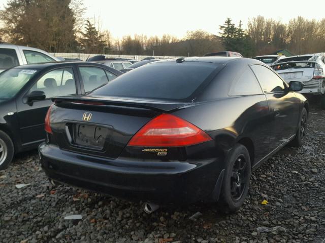 1HGCM82694A011467 - 2004 HONDA ACCORD EX BLACK photo 4