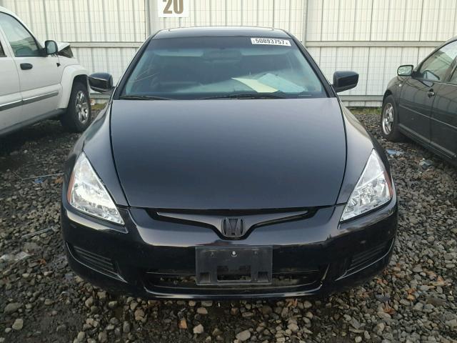 1HGCM82694A011467 - 2004 HONDA ACCORD EX BLACK photo 9