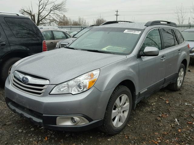 4S4BRBCC9B3386107 - 2011 SUBARU OUTBACK 2. SILVER photo 2