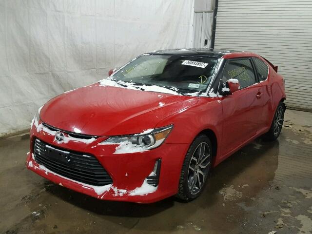 JTKJF5C74E3076845 - 2014 TOYOTA SCION TC 红色 照片 2