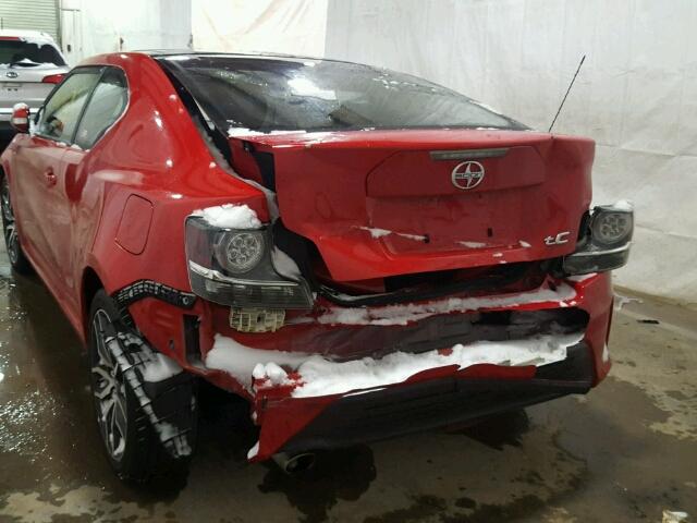 JTKJF5C74E3076845 - 2014 TOYOTA SCION TC 红色 照片 9