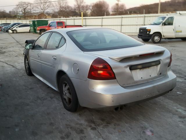 2G2WP522941125448 - 2004 PONTIAC GRAND PRIX SILVER photo 3