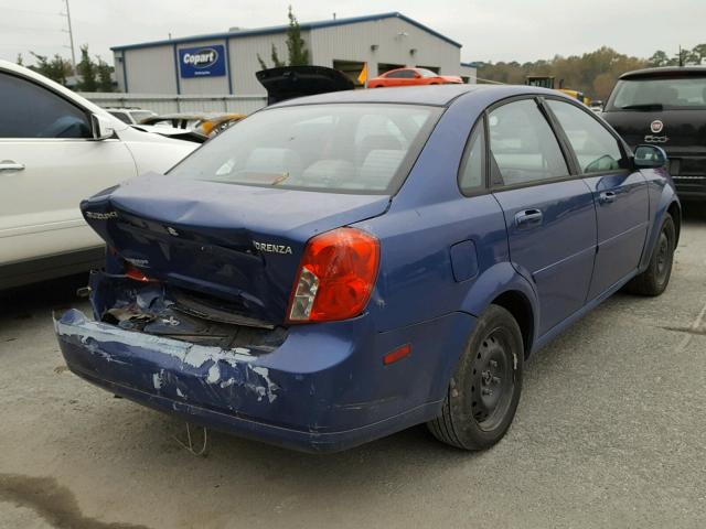 KL5JD56Z97K709414 - 2007 SUZUKI FORENZA BA BLUE photo 4