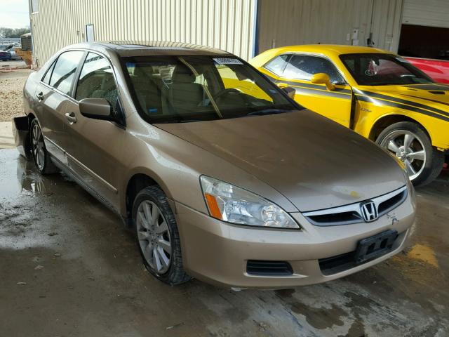 1HGCM66396A033427 - 2006 HONDA ACCORD LX GOLD photo 1