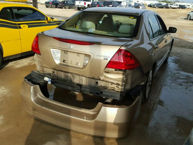 1HGCM66396A033427 - 2006 HONDA ACCORD LX GOLD photo 4