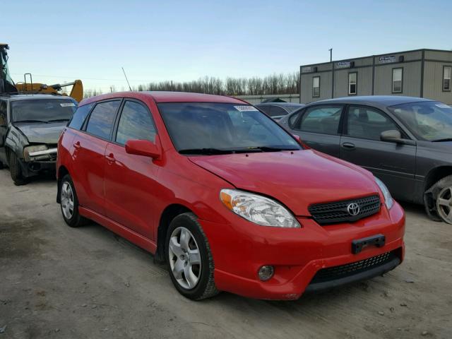 2T1KR32E87C662904 - 2007 TOYOTA MATRIX S RED photo 1