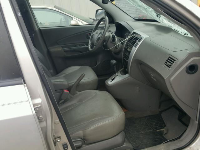 KM8JN12D06U255000 - 2006 HYUNDAI TUCSON GLS SILVER photo 5