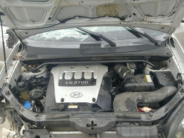 KM8JN12D06U255000 - 2006 HYUNDAI TUCSON GLS SILVER photo 7