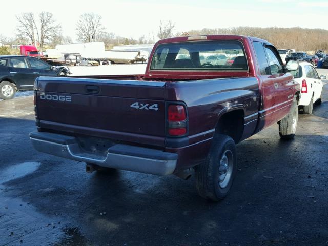 1B7HF13Y91J195455 - 2001 DODGE RAM 1500 RED photo 4