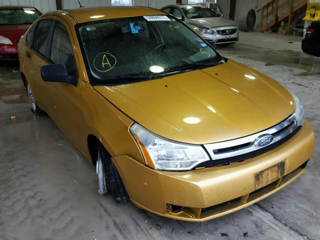 1FAHP35N99W106452 - 2009 FORD FOCUS SE GOLD photo 1