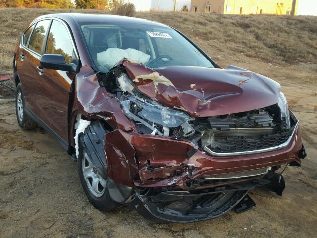 2HKRM3H35FH548471 - 2015 HONDA CR-V LX MAROON photo 1