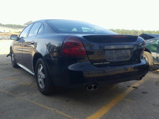 2G2WS522841125276 - 2004 PONTIAC GRAND PRIX BLACK photo 3