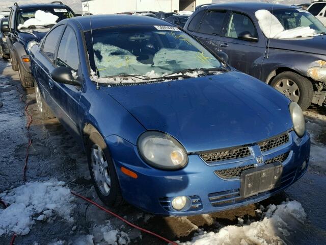 1B3ES56C13D102162 - 2003 DODGE NEON SXT BLUE photo 1