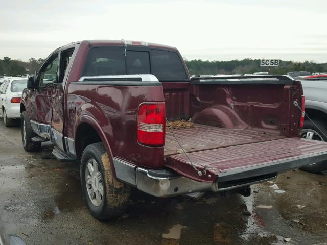 5LTPW18516FJ06432 - 2006 LINCOLN MARK LT BURGUNDY photo 3