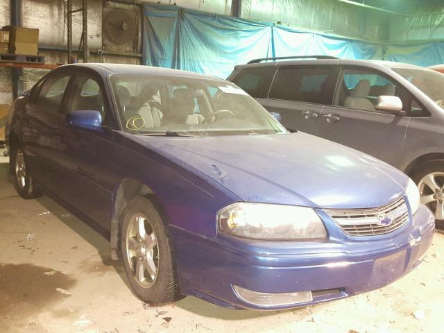 2G1WH52KX49297636 - 2004 CHEVROLET IMPALA LS BLUE photo 1