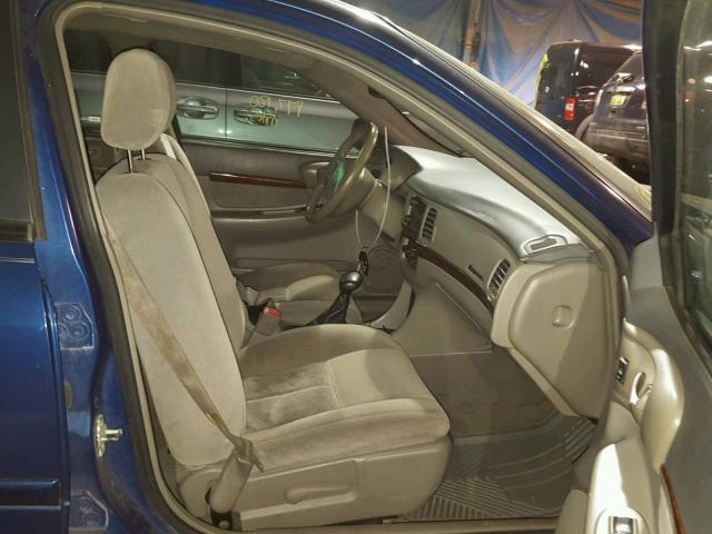 2G1WH52KX49297636 - 2004 CHEVROLET IMPALA LS BLUE photo 5