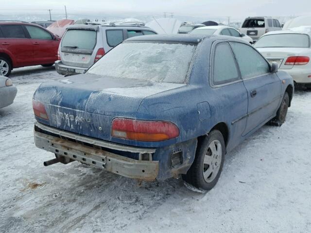 JF1GM2254TG412463 - 1996 SUBARU IMPREZA BR BLUE photo 4