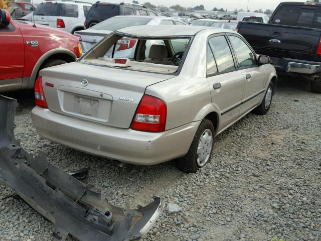 JM1BJ222510411282 - 2001 MAZDA PROTEGE DX TAN photo 4