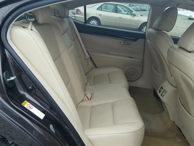 JTHBK1GG5D2074227 - 2013 LEXUS ES 350 BROWN photo 6