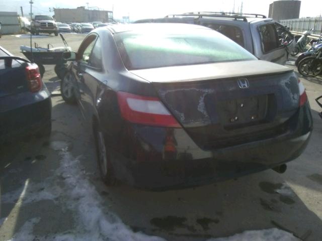 2HGFG12857H509894 - 2007 HONDA CIVIC EX BLACK photo 3