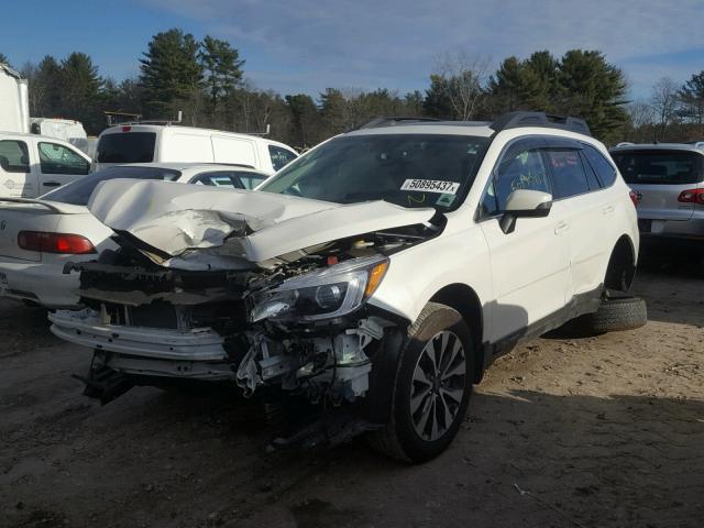 4S4BSANC4H3329396 - 2017 SUBARU OUTBACK 2. WHITE photo 2