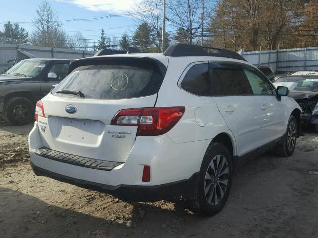 4S4BSANC4H3329396 - 2017 SUBARU OUTBACK 2. WHITE photo 4