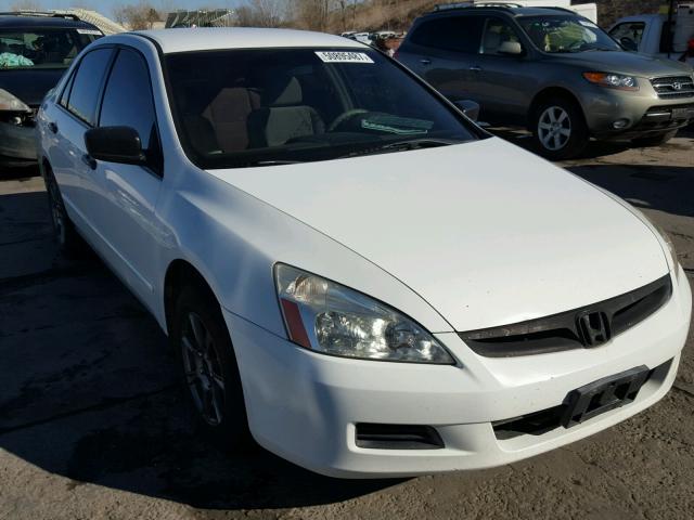 JHMCM56106C002187 - 2006 HONDA ACCORD VAL WHITE photo 1