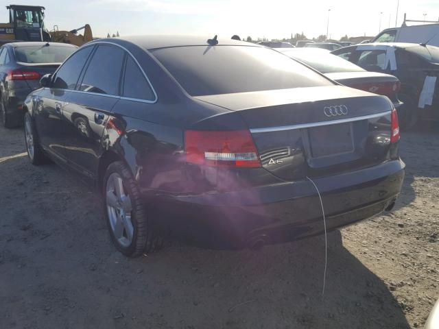 WAUDH74F28N180871 - 2008 AUDI A6 3.2 QUA BLACK photo 3