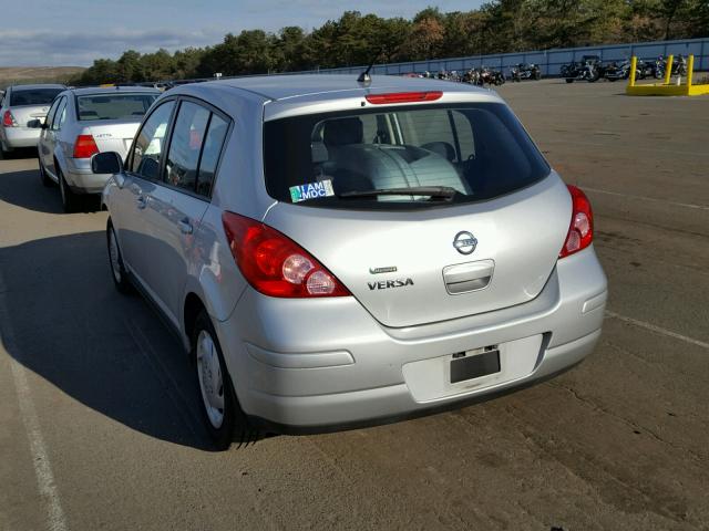 3N1BC13EX9L387933 - 2009 NISSAN VERSA S SILVER photo 3