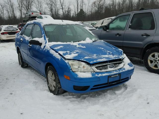 1FAFP34N87W279384 - 2007 FORD FOCUS ZX4 BLUE photo 1