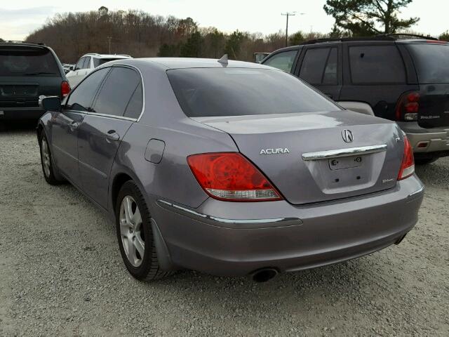 JH4KB16588C004107 - 2008 ACURA RL GRAY photo 3