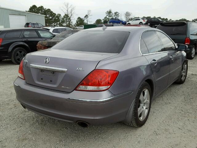JH4KB16588C004107 - 2008 ACURA RL GRAY photo 4