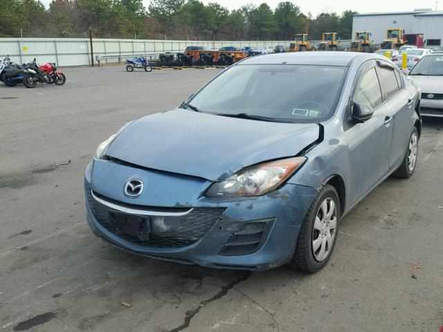 JM1BL1SG5A1111350 - 2010 MAZDA 3 I BLUE photo 2