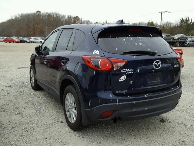 JM3KE4CE6D0138888 - 2013 MAZDA CX-5 TOURI BLUE photo 3