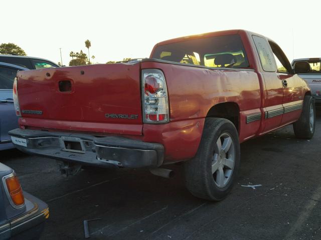 2GCEC19V321412292 - 2002 CHEVROLET SILVERADO RED photo 4