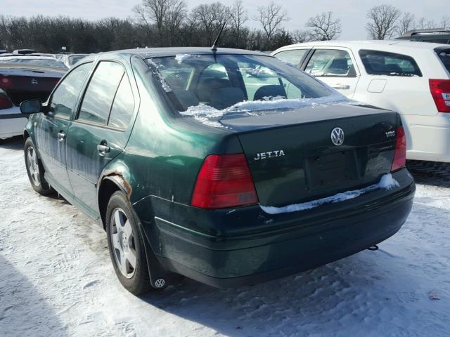 3VWSE29M7XM030807 - 1999 VOLKSWAGEN JETTA GLS GREEN photo 3