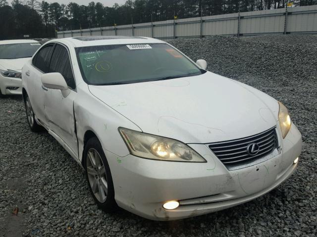 JTHBJ46G072108942 - 2007 LEXUS ES 350 WHITE photo 1