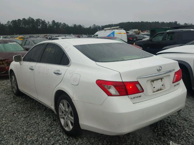 JTHBJ46G072108942 - 2007 LEXUS ES 350 WHITE photo 3