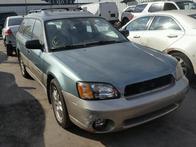 4S3BH665517617605 - 2001 SUBARU LEGACY OUT TEAL photo 1