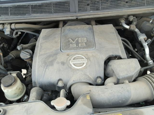 1N6AA06A37N210376 - 2007 NISSAN TITAN XE GRAY photo 7