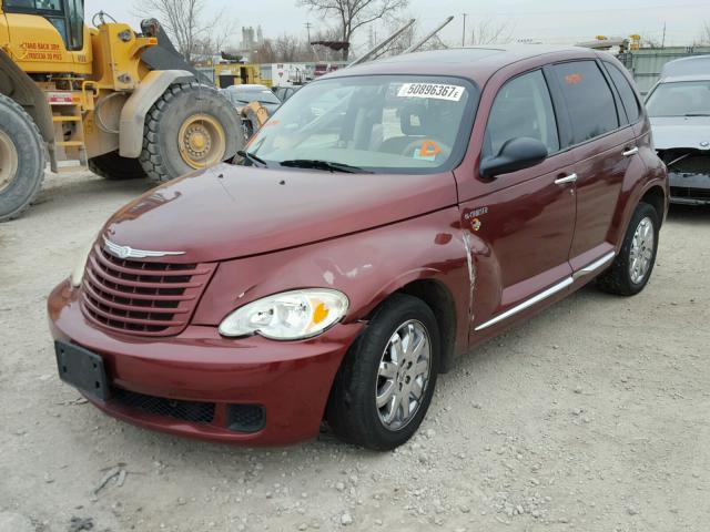 3A8FY48B68T128718 - 2008 CHRYSLER PT CRUISER MAROON photo 2