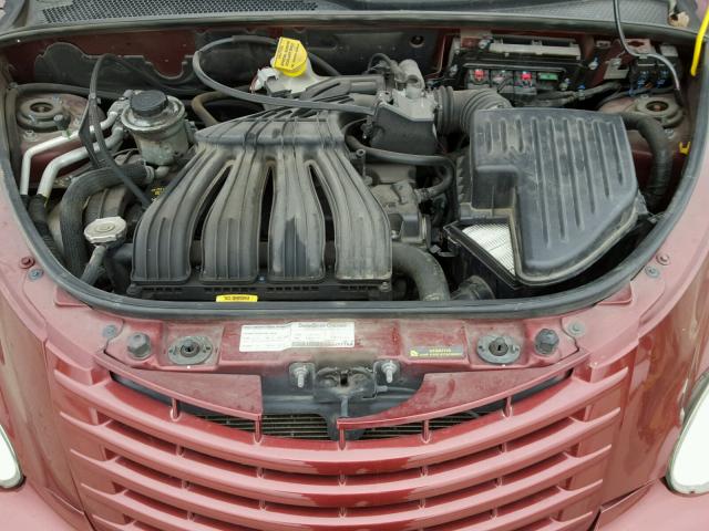 3A8FY48B68T128718 - 2008 CHRYSLER PT CRUISER MAROON photo 7