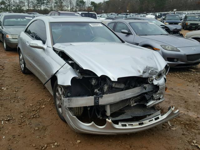 WDBTJ65J04F099094 - 2004 MERCEDES-BENZ CLK 320C SILVER photo 1