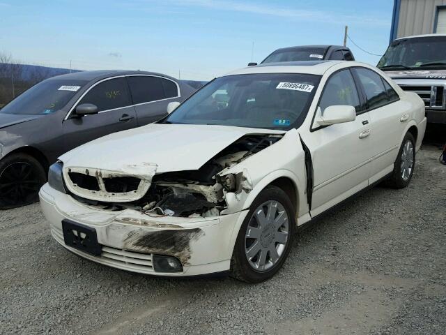 1LNHM87A14Y603515 - 2004 LINCOLN LS WHITE photo 2