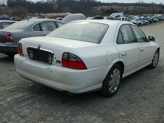 1LNHM87A14Y603515 - 2004 LINCOLN LS WHITE photo 4