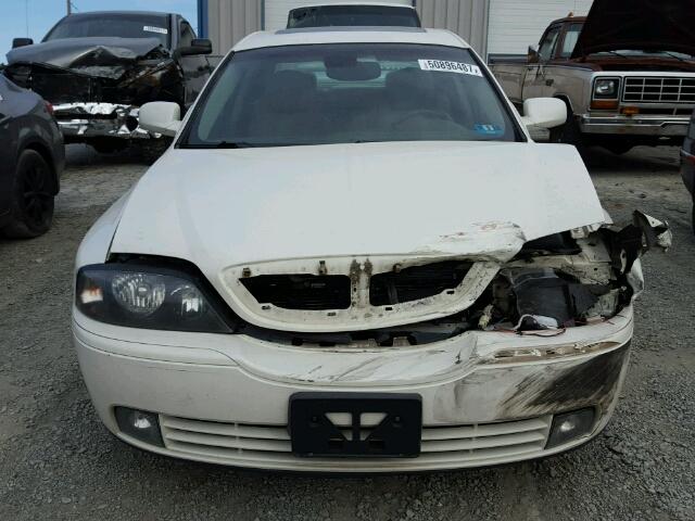 1LNHM87A14Y603515 - 2004 LINCOLN LS WHITE photo 9