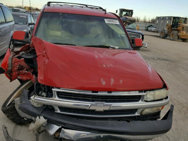 1GNFK16Z62J139392 - 2002 CHEVROLET SUBURBAN K RED photo 7