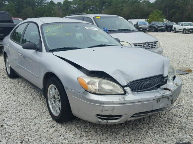 1FAFP53U26A262399 - 2006 FORD TAURUS SE SILVER photo 1