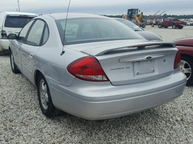 1FAFP53U26A262399 - 2006 FORD TAURUS SE SILVER photo 3